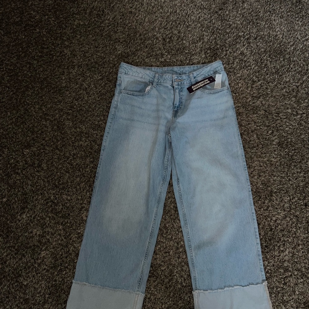 Weekday Light Blue Straight-Leg Women's Jeans - Picture 5 of 8